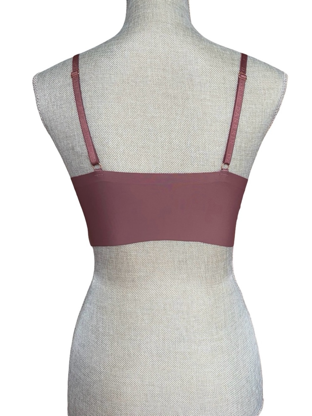 DANSKIN 3-pack Wireless Bralettes - Light Grey, Mauve, Slate, 34B - Picture 6 of 6